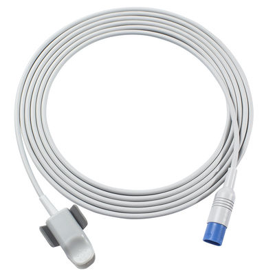 Rettangolo adulto riutilizzabile 8Pin del sensore della clip SpO2 del dito di P-Hilips M1196A