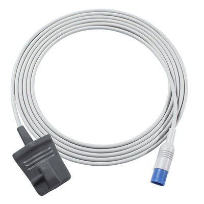 Rettangolo adulto riutilizzabile 8Pin del sensore della clip SpO2 del dito di P-Hilips M1196A