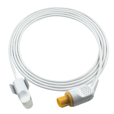 GE Hellige Sensore SpO2 riutilizzabile a connessione diretta compatibile 7 pin Adulto SMK SMC SMU SMS SMV SpO2 Probe