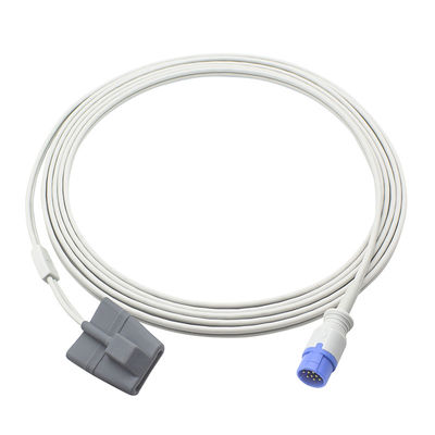 Schiller Truscope SpO2 Sensor Classic Mini II III Digital 12Pin Adulto Soft tip SpO2 Probe Cable