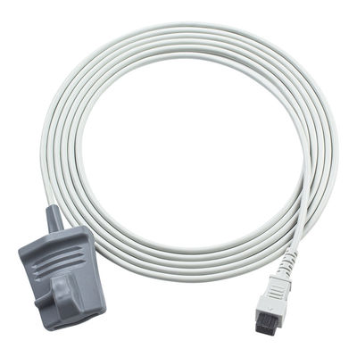 Konica Minolta Reutilizzabile Pulse Oximeter Sensor Quadrato 6 Pin Pulsox-300 Pulsox-300i 1m Corto