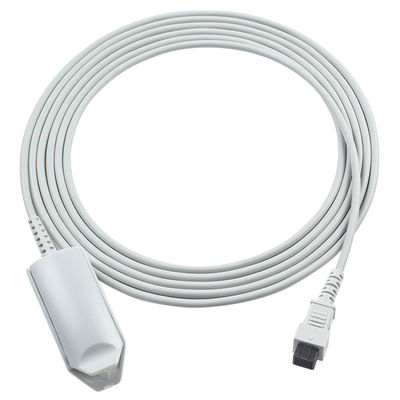 Konica Minolta Reutilizzabile Pulse Oximeter Sensor Quadrato 6 Pin Pulsox-300 Pulsox-300i 1m Corto