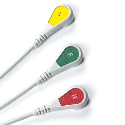Per Schiller compatibili cavi ECG e fili a piombo connessione diretta 3 Lead Iec Snap