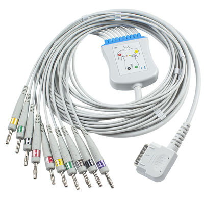 L'elettrocardiogramma di Kenz cabla K131 il cavo della banana 4,0 per 108 109 110 1210 1211 601 il cavo connessione diretta di IEC ECG di Cardico 302