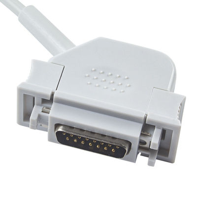 Cavo di GE Hellige ECG per il connettore della banana 4,0 di IEC di elettrocardiogramma del monitor EK36 EK403 EK4 EK413 EK43 EK512 EK53 di Cardiosys