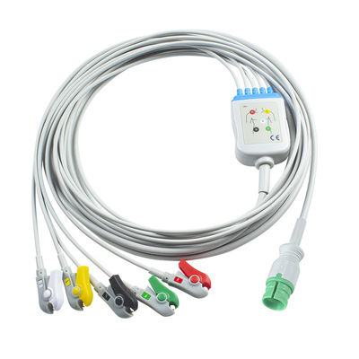 Promed PM-12 PM-12C PM-12D Cavi ECG e fili a piombo 14 pin Collegatore ECG Cavo 3 Lead IEC snap