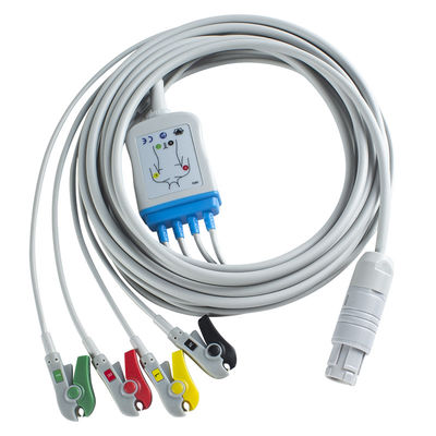 Compatibile per primedic ECG Cable primedic defibrillatore 4Lead ECG IEC Grabber