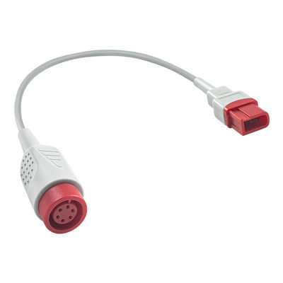 Spacelabs Rectangular 10Pin To Round 6Pin IBP Adapter Cable IBP Extension Cable 0,3 Meter