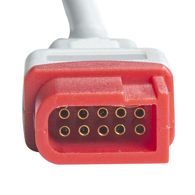 Spacelabs Rectangular 10Pin To Round 6Pin IBP Adapter Cable IBP Extension Cable 0,3 Meter