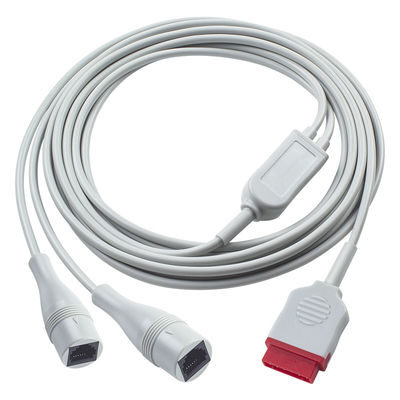 GE IBP Adapter Cable 2*Ph-Ilips 4pin IBP Extension Cable 350cm Per Cliniche / Ospedali