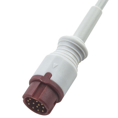 Cavo adattatore IBP doppio P-Hilips con connettore a 12 pin, lunghezza di 0,3 metri e materiale in TPU per uso medico