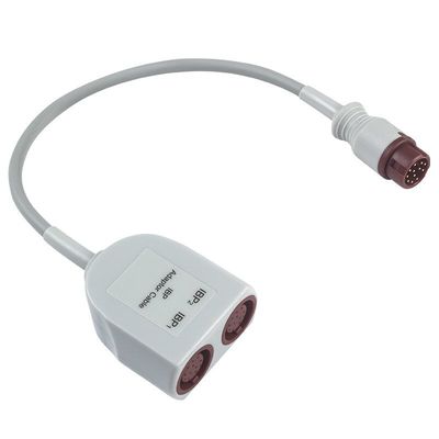 Cavo adattatore IBP doppio P-Hilips con connettore a 12 pin, lunghezza di 0,3 metri e materiale in TPU per uso medico