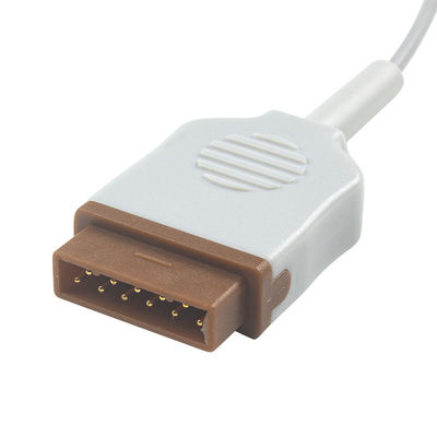 GE Cable di sonda della temperatura della pelle con connettore rotondo a 11 pin 2021701-001