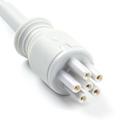 Per Omron > Colin Cable ECG compatibile con collegamento diretto e fili di conduzione 5Lead IEC Grabber