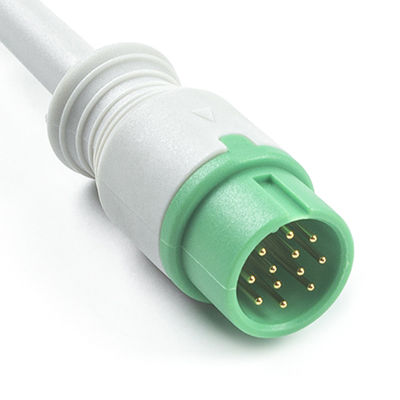 Per il cavo ECG di Biolight Q3 Per il cavo ECG di Biolight Q5 A QS Serie 3 Lead IEC Grabber In Oximax Tech
