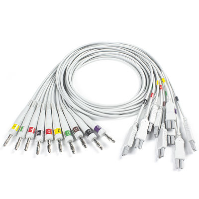Norav Quark C12x ECG diagnostico 12 Lead Stress Testing ECG cosmetico con cavo per pazienti TPU