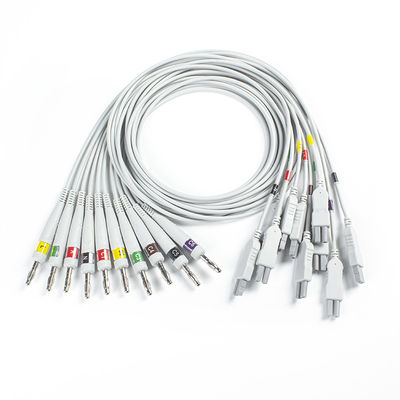 Norav Quark C12x ECG diagnostico 12 Lead Stress Testing ECG cosmetico con cavo per pazienti TPU