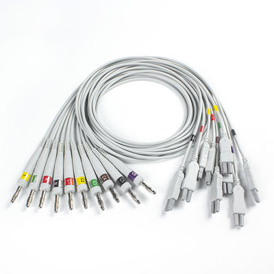 Norav Quark C12x ECG diagnostico 12 Lead Stress Testing ECG cosmetico con cavo per pazienti TPU