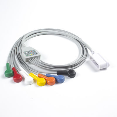 Leadwire Set 7 Leadwire ECG GE SEER 1000 3canali IEC Snap Compatibile per GE SEER 1000