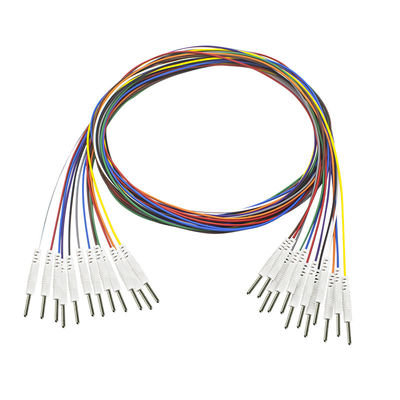 Din 2.0 Plug to 2.0 mm Pin Tipo di elettrodo EEG Cavo per EEG Cap Lunghezza standard 1.5M