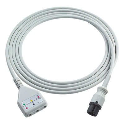 AAMI 6Pin ECG cavo tronco stile Edan Din 3lead cavo 1.30M