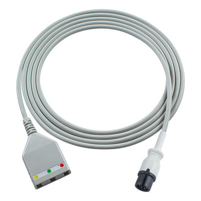 AAMI 6Pin ECG cavo tronco Edan LL stile 3lead Cable 1.30M