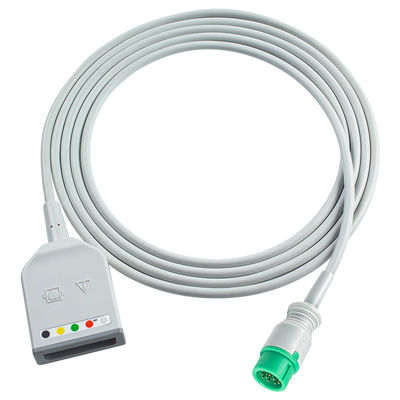 Mindray Datascope 12Pin 5Lead ECG Trunk Adapter Cable 0010-30-42719 009-004728-00 Cable di estensione ECG
