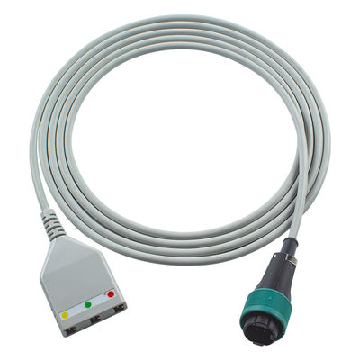 Cavo a tronco ECG a 8 pin Saad Cavo a 3 piombo Saad Euro Style 1.30M