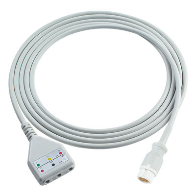 Cavo PH 12Pin ECG Trunk Cavo Phil-ips Din Style 3 conduttori 1,30 M