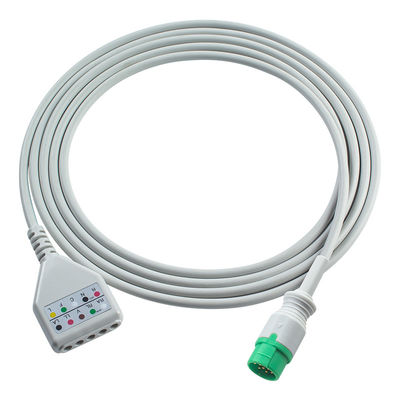 Biolight 12 pin ECG Trunk Adapter Cable ECG Cable Din Style M7000 M8000A M8500 M9500 ECG Cavi di estensione