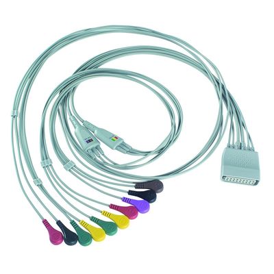Compatibile con PH Telemetry Holter ECG 10Lead ECG Cable Holter IEC Snap