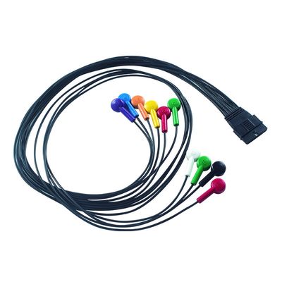 IEC/AHA Color Coding Schiller MS-12 Blue Compatible ECG Patient Cable per FT-1 2.400331