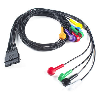 IEC/AHA Color Coding Schiller MS-12 Blue Compatible ECG Patient Cable per FT-1 2.400331