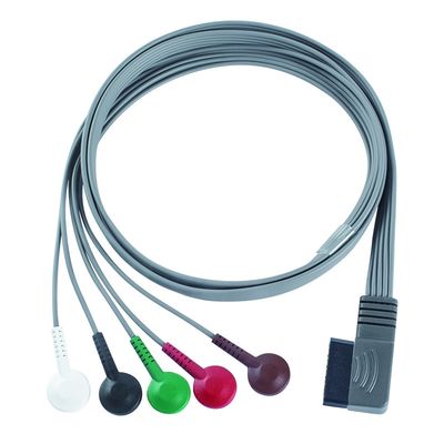 Compatibile con PH ECG Telemetry Leadwire - M4725A ECG Holter Cable 350-0173-03 per Zymed DigiTrak-Plus