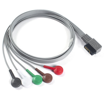 Compatibile con PH ECG Telemetry Leadwire - M4725A ECG Holter Cable 350-0173-03 per Zymed DigiTrak-Plus