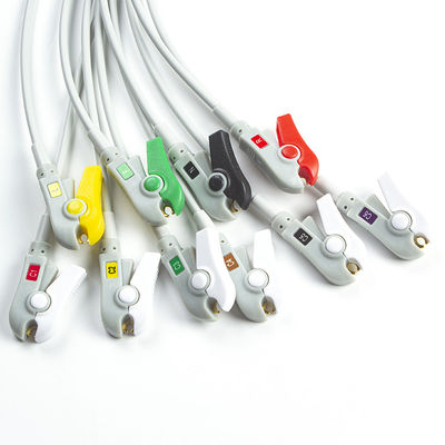 Compatibile Mindray BeneHeart D6 defibrillatore 10Lead ECG Leadwires IEC Grabber