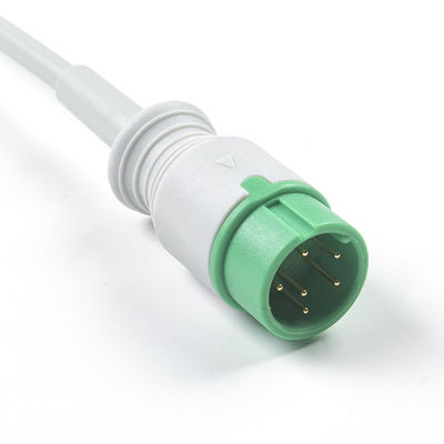 Grigio Compatibile IVY 5Lead Cable ECG AHA Snap 1m 3,0 diametro