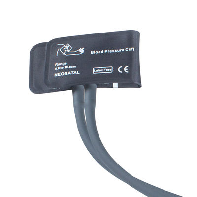 Neonate NIBP Manche senza vesciche doppio tubo 5,8-10,8 cm Manche di nylon