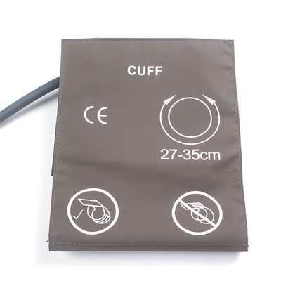 Manciucca NIBP per adulti di piccole dimensioni tubo singolo 20,5-28 cm Manciucca TPU marrone M1573A 989803104161