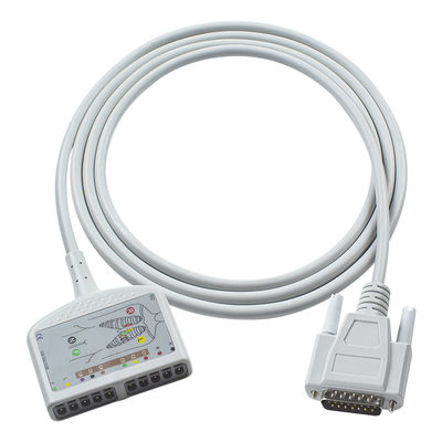 Compatibile Nihon Kohden ECG Diagnostic ECG Cable 10Lead per Cardiofax C, Cardiofax GEM 9020K, Cardiofax M