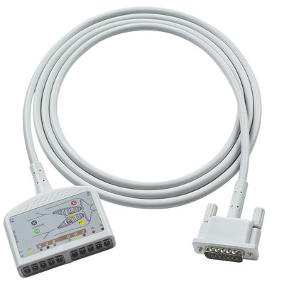 OD6mm 2.2M P-Hilips ECG Cable Cable per M1770A M1771A M1772A Pagewriter 100 Pagewriter 200