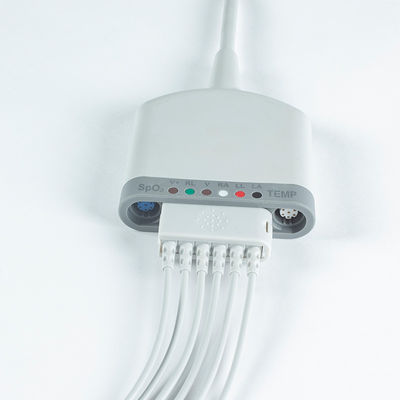 Compatibile per il cavo multimed 6 pod 3.5M 6Lead ECG con funzione SpO2/temperatura/ECG