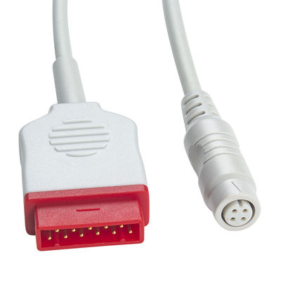 3.5M GE IBP Adapter Cable to Double P-Hilips Connector per apparecchiature di diagnostica medica