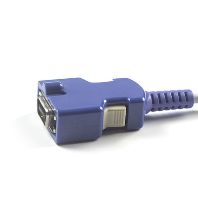 Sensore SpO2 semilavorato 3M per C-ovidien N-ellcor Pulso ossimetro Cavo 100g Peso e DB 14-pin Purple Connector