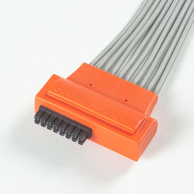 Cable ECG compatibile con Cardioline Touch ECG 10Lead IEC Snap con TPU grigio e arancione