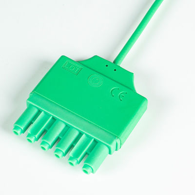 Cavi di conduzione per ECG riutilizzabili Drager Siemens Monolead 3Lead IEC Snap MS14555 Cavi di conduzione per ECG