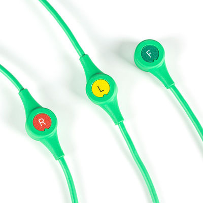 Cavi ECG Riutilizzabili Drager S-iemens Monolead 3Lead IEC Snap MS14555 Cavi ECG
