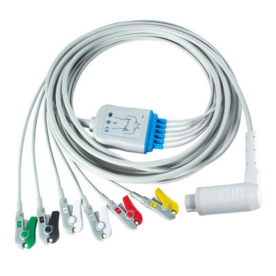 Corpus 3 6Lead IEC Grabber Patient Cable con codice colore AHA/IEC