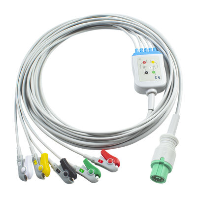 Cavo ECG EKG Fukuda Denshi 0012-00-1192 12 pin Expert Dynascope DS-5100 DS-5100E DS-5300W DS-5400 Dynascope DS-7001