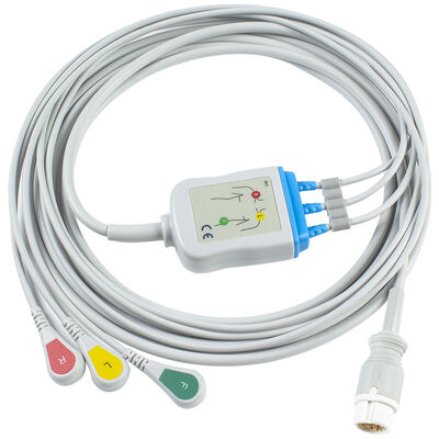 Cavo ECG 5 derivazioni 12 pin M1975A per adulti e pediatrici